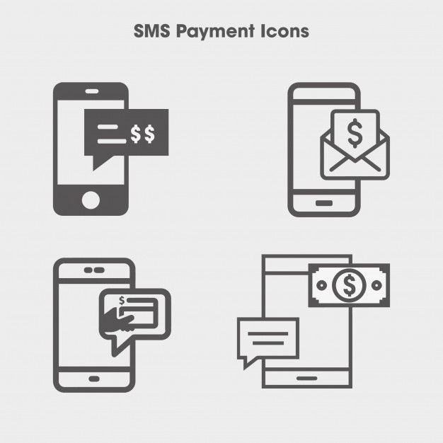 626x626 Sms Payment Icons Vector Premium Download