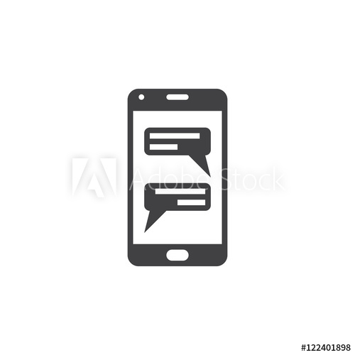 500x500 Instant Messaging Client For Smartphones Icon Vector, Sms Chat