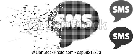 Dissolving Pixel Halftone Sms Icon Grey Vector Sms Icon 450x188 Dissolving Pixel Halftone Sms Icon Grey Vector Sms Icon