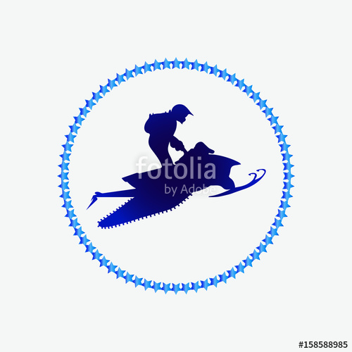 500x500 Snowmobile Illustration Background Stock Image And Royalty Free