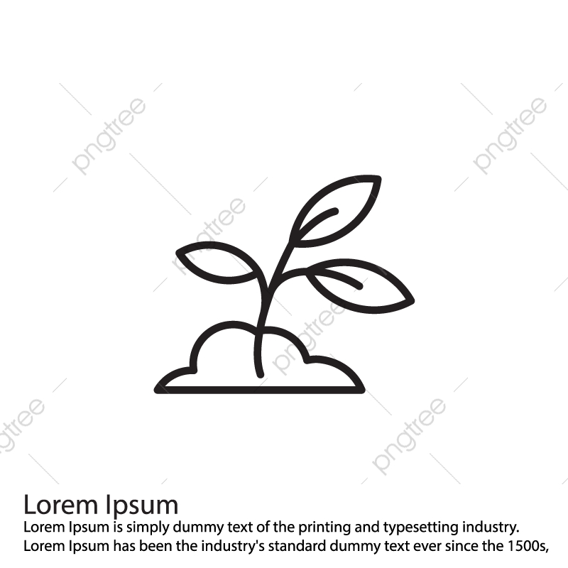 800x800 Vector Soil Plant Icon, Soil, Plant, Illustration Png And Vector