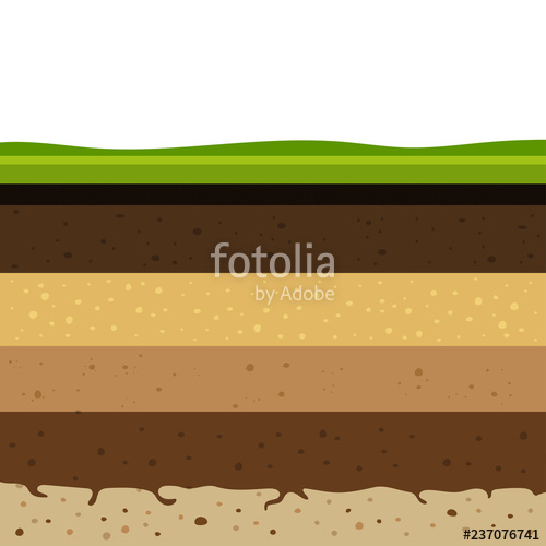 500x500 Layers Of Soil Stock Image And Royalty Free Vector
