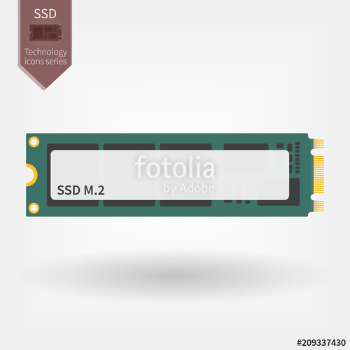 500x500 Solid State Drive Ssd Illustration Stock Image And Royalty
