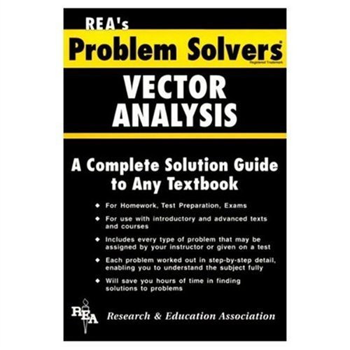 500x500 Vector Analysis Problem Solver The Editors Of Rea, Emil G