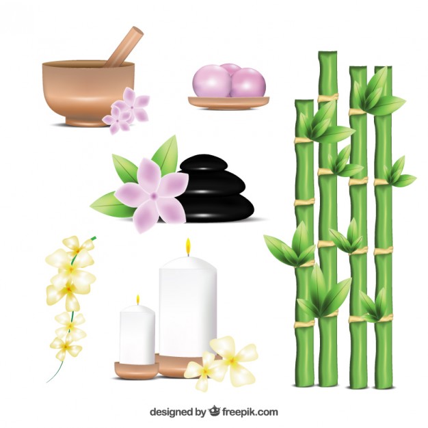 626x626 Spa Elements Vector Free Download