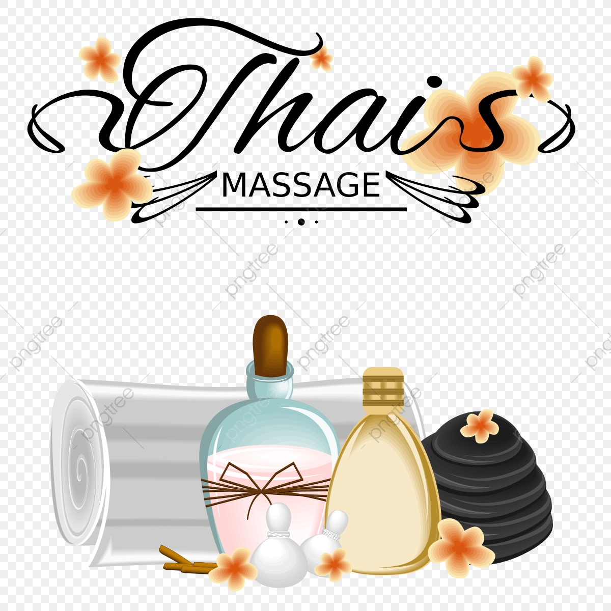 1200x1200 Thailand Vector Spa Illustration, Massage, Spa, Thailand Png
