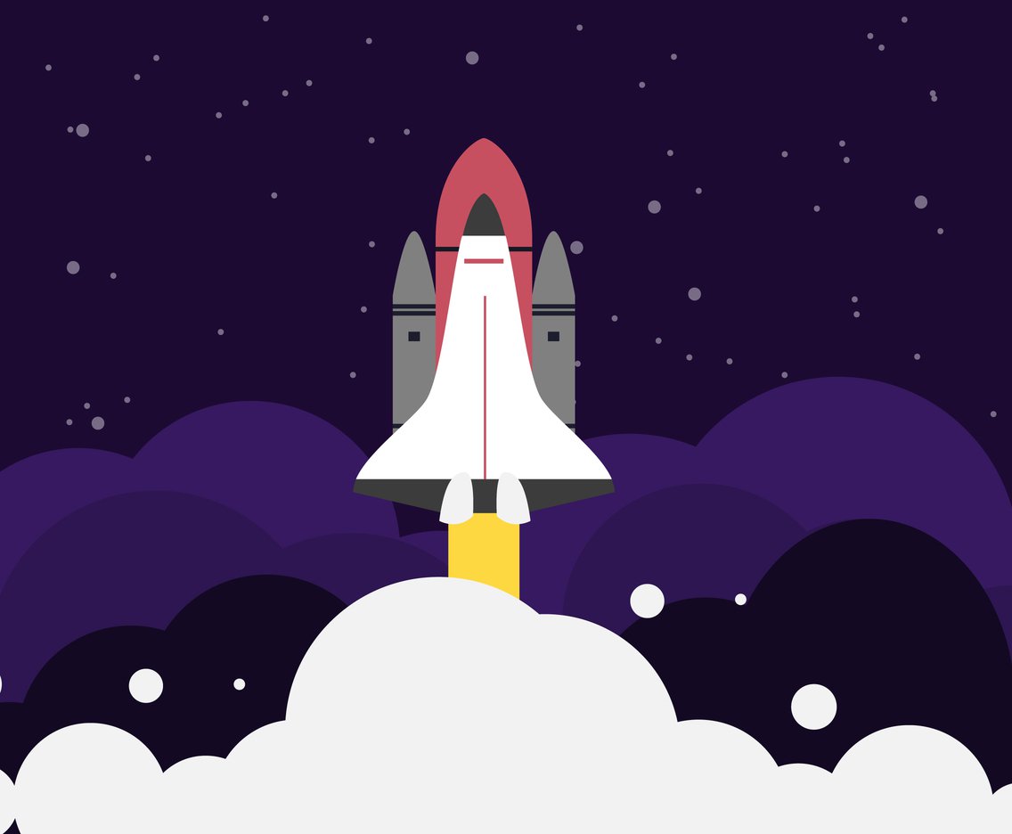 1136x936 Space Rocket Vector Vector Art Graphics