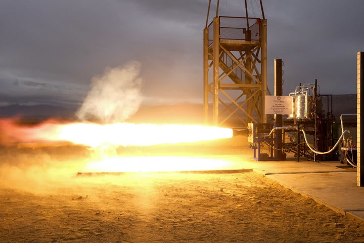720x480 Vector Space Systems Tests First Stage Engine, Secures Rocket