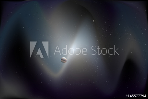 500x334 Systems Of Planet And Star In The Universe Infinite Black Space