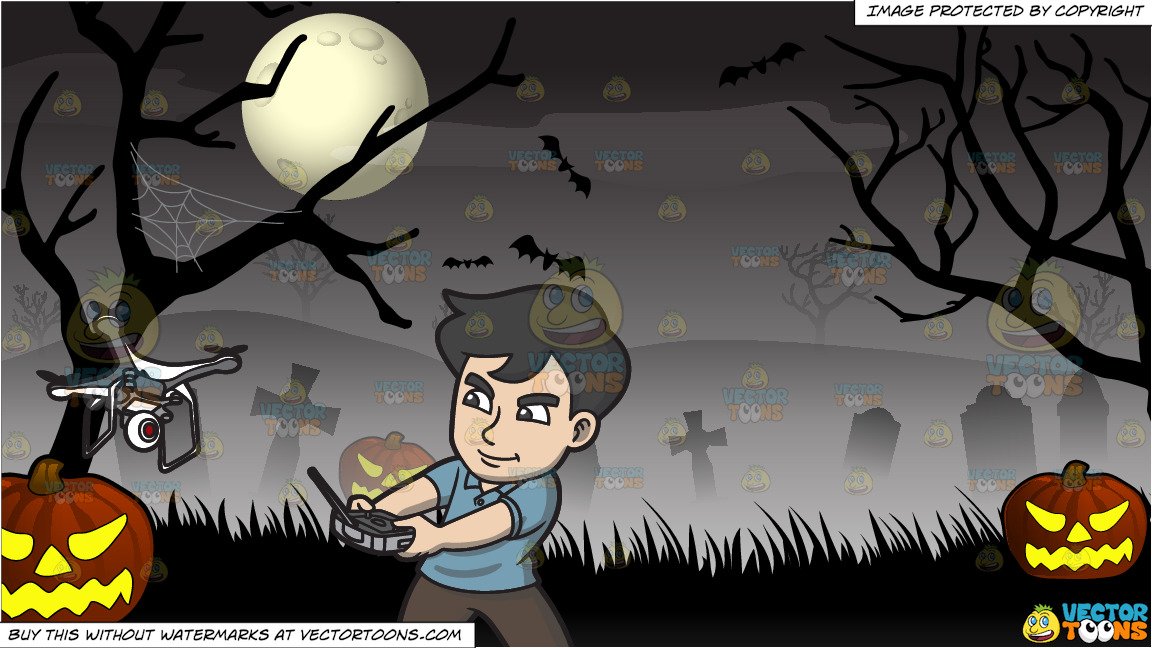 1152x648 A Man Aggressively Controlling His Drone With A Remote Control