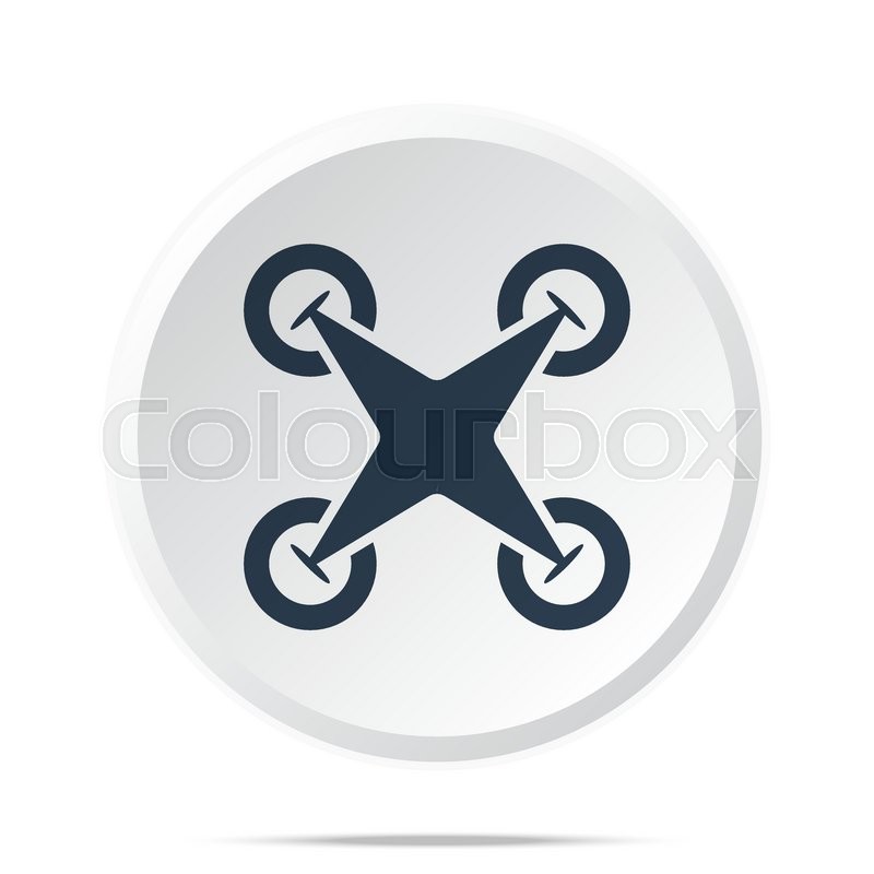 800x800 Black Drone Quadcopter Icon On White Stock Vector Colourbox