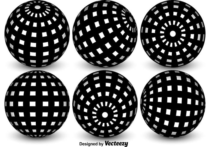 700x490 Vector Spheres With Globe Grid