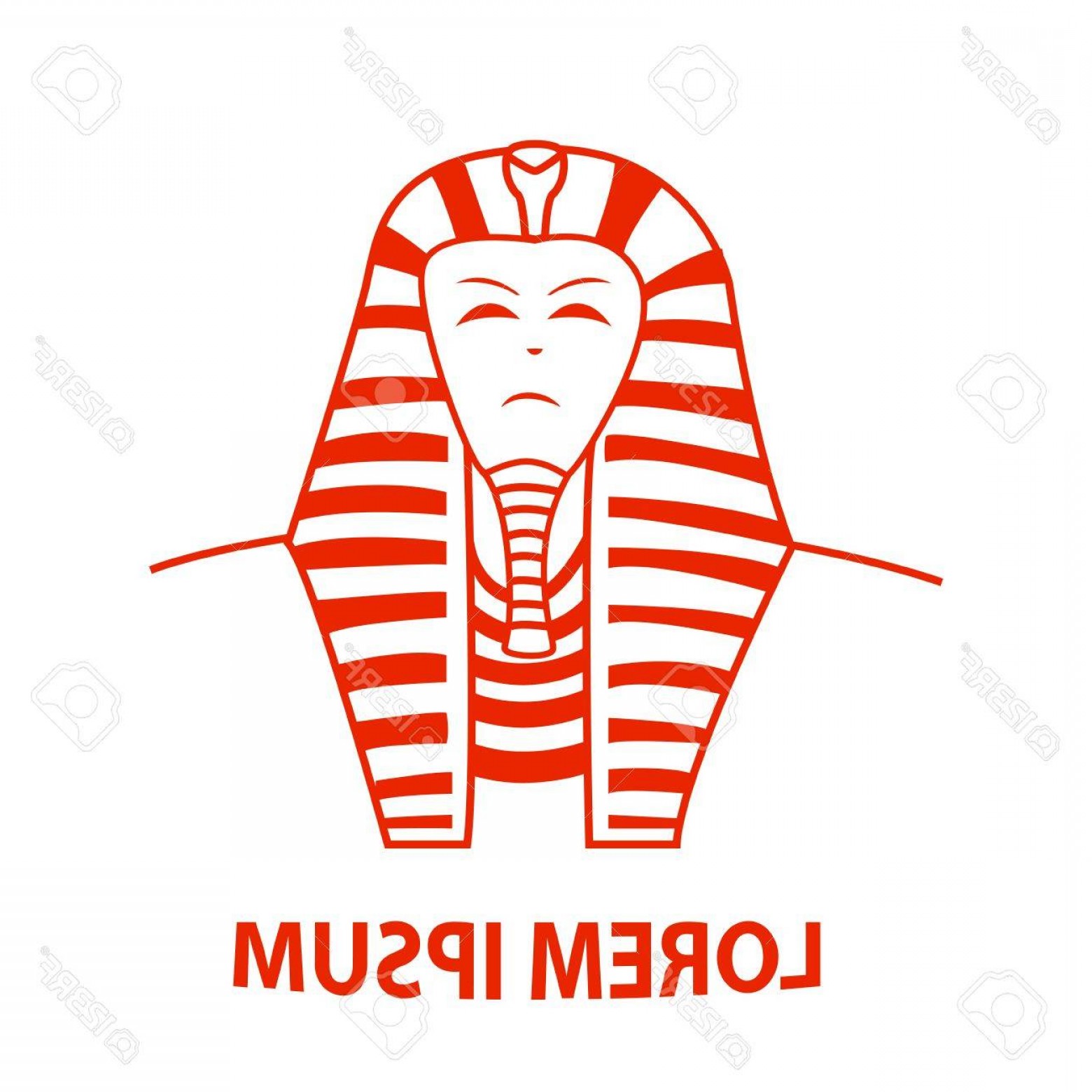 1560x1560 Photostock Vector Sphinx And Egypt Pharaoh Logo Vector Design