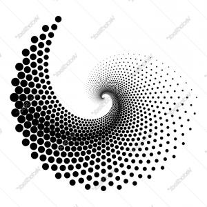 300x300 Photostock Vector Spiral Vector Hypnotic Swirled Shapes Vector