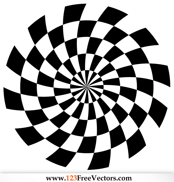 600x630 Spiral Optical Illusion Vector Download Free Vector Art Free