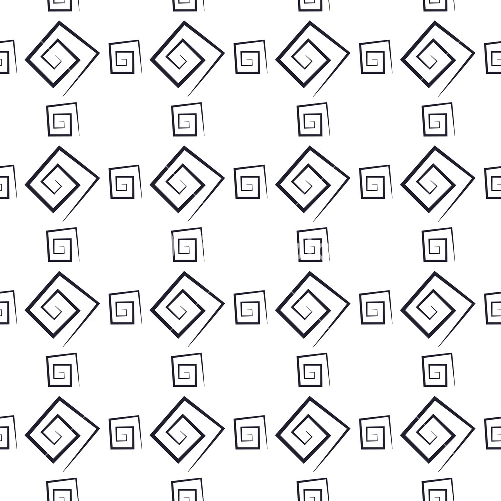 1000x1000 Abstract Black And White Seamless Background, Repeating Texture