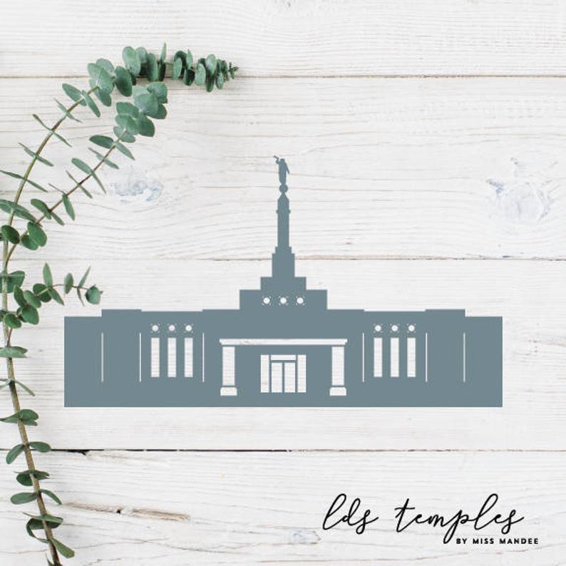 794x794 Spokane Washington Lds Temple Digital Download Etsy