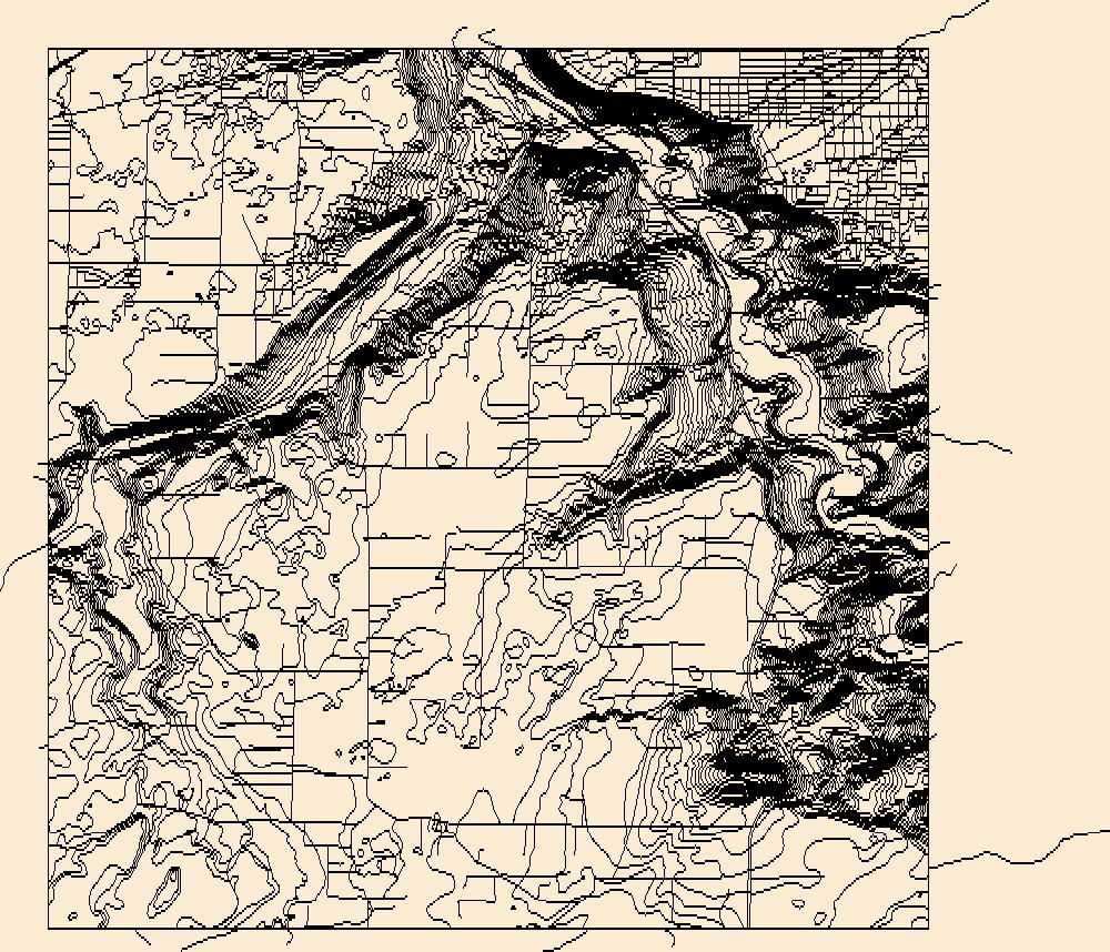 1000x858 Usgs Topo Map Vector Data