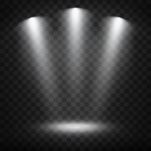 300x300 White Spotlights On Transparent Background Vector Soidergi