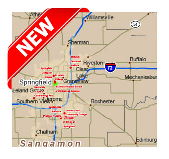 340x320 Colleges And Universities In Illinois Vector Map Lossless