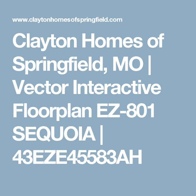 640x640 Clayton Homes Of Springfield, Mo Vector Interactive Floorplan Ez