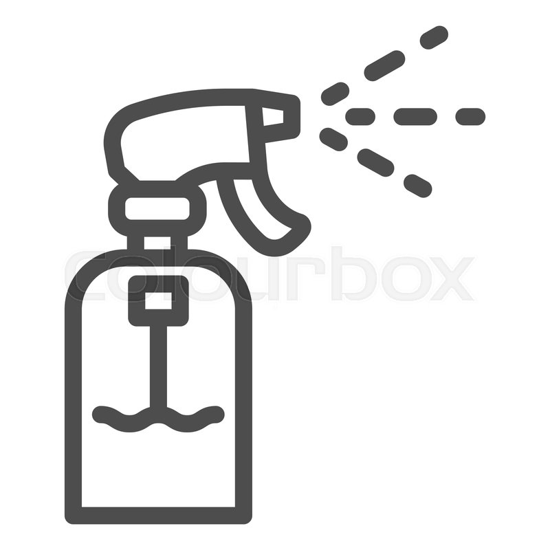 800x800 Garden Sprayer Line Icon Sprey Vector Stock Vector Colourbox