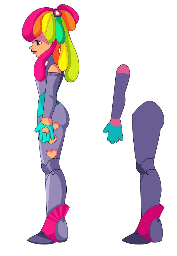 600x865 Kandi Runner Create A Ready To Animate Vector Game Sprite