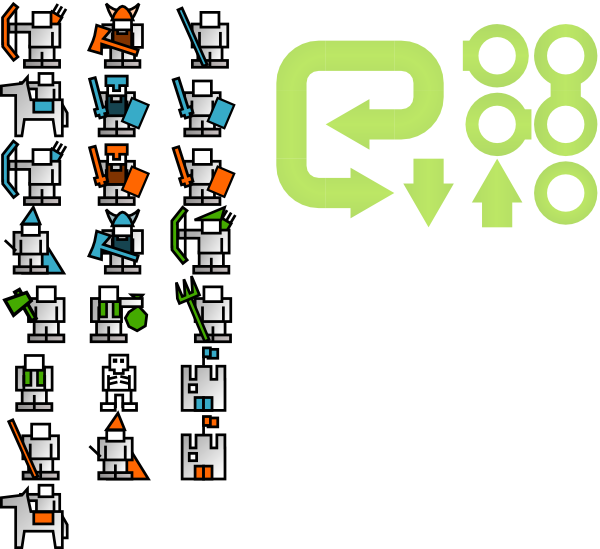 600x549 Strategy Game Sprites Clip Art