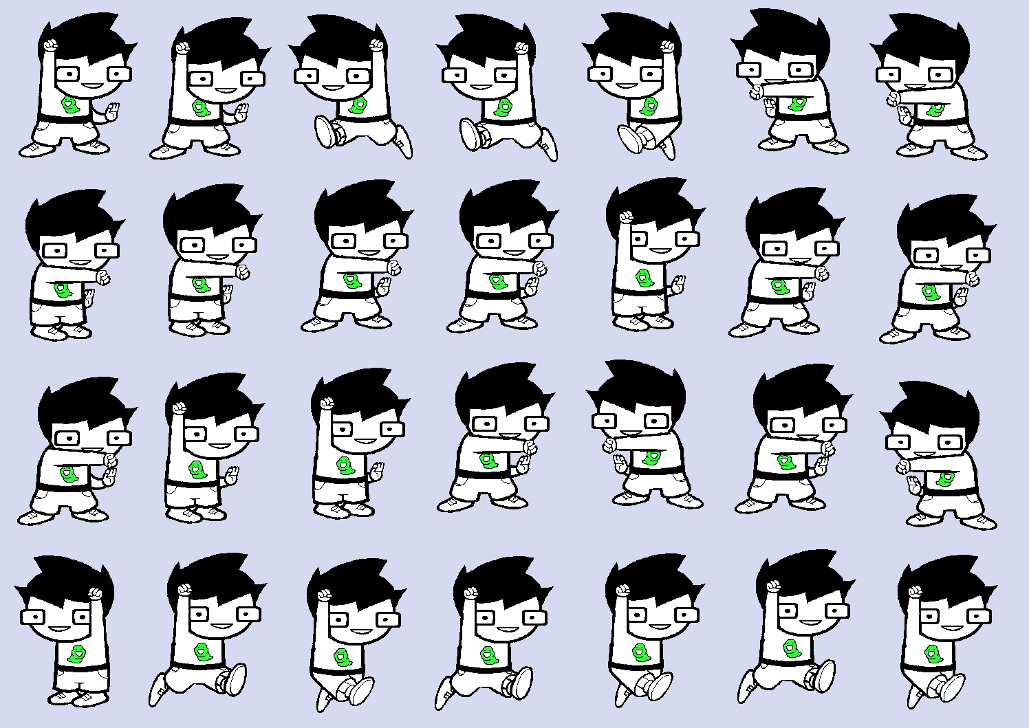 1496x1059 Isometric Vector Sprite Poses