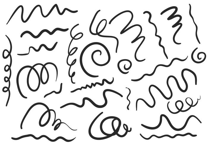 700x490 Squiggle Vector Set