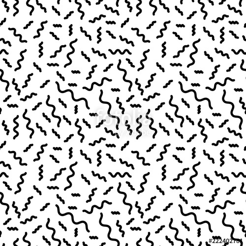 500x500 Geometric Seamless Pattern Squiggles Stock Image And Royalty