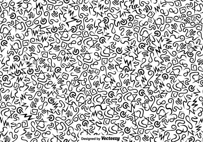 Vector Seamless Squiggles And Swirls Pattern 700x490 Vector Seamless Squiggles And Swirls Pattern