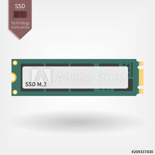 500x500 Solid State Drive Ssd Illustration