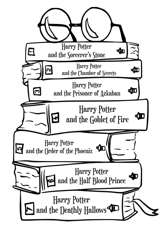 Harry Potter Books Vector Products In Harry Potter 570x806 Harry Potter Books Vector Products In Harry Potter