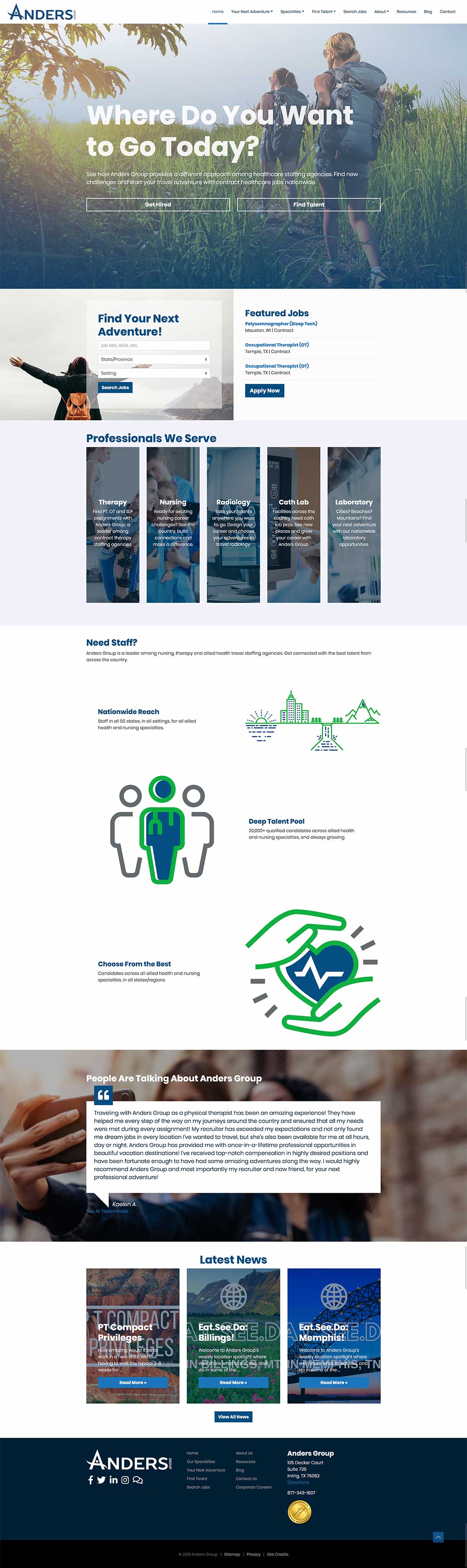 1080x3623 Travel Nurse Staffing Website