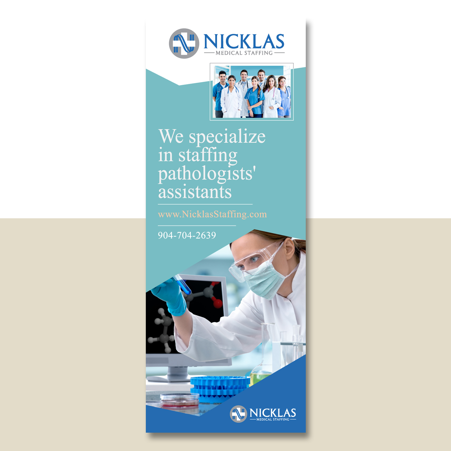 1500x1500 Upmarket, Professional, Medical Banner Ad Design For Nicklas