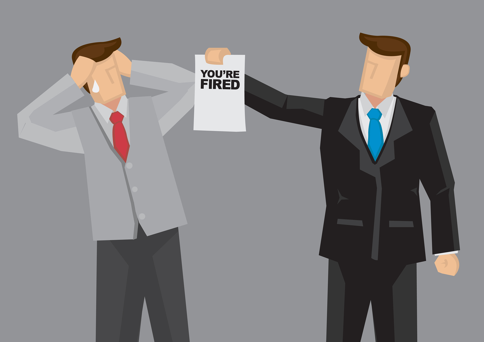 1600x1131 Employment Termination Vector Cartoon Illustration Recruiteze