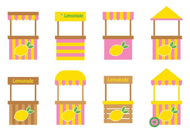 632x443 Lemonade Stand Design Vector Free Vector Download Cannypic