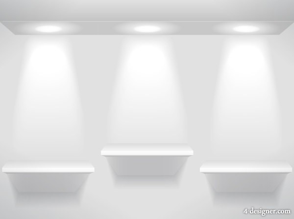 600x448 Designer Stand Under The Lights Vector Material