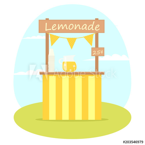 500x500 Lemonade Vector Stand