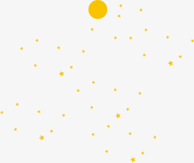 650x545 Moon And The Stars Png Vector Material Moon Vector Vector Moon