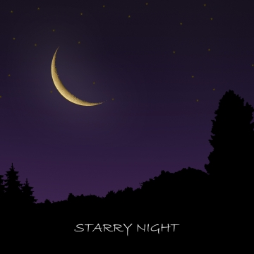 360x360 Starry Night Png, Vector, And Clipart With Transparent