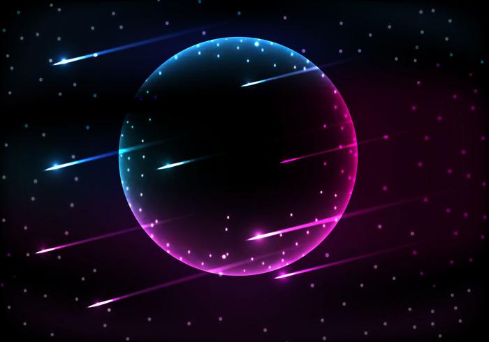 700x490 Free Starry Night Vector