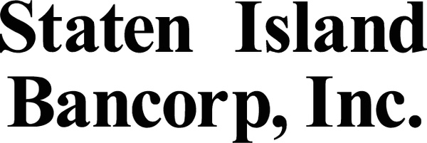 600x201 Staten Island Bancorp Free Vector In Encapsulated Postscript