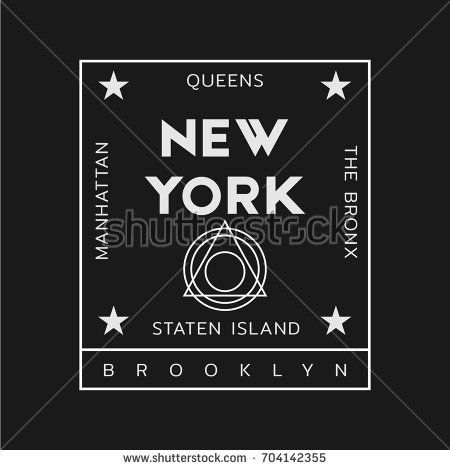 450x470 Vector Illustration On The Theme Of Boroughs Of New York City