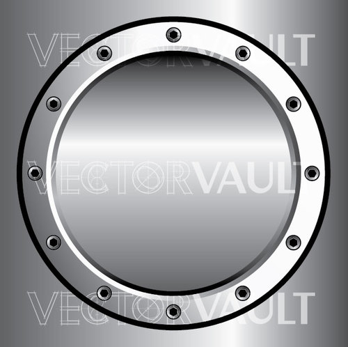 500x498 Buy Vector Steel Ship Portal Window Icon Logo Graphic Royalty Free