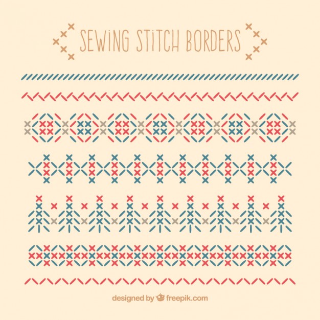 626x626 Cross Stitch Borders Vector Free Download