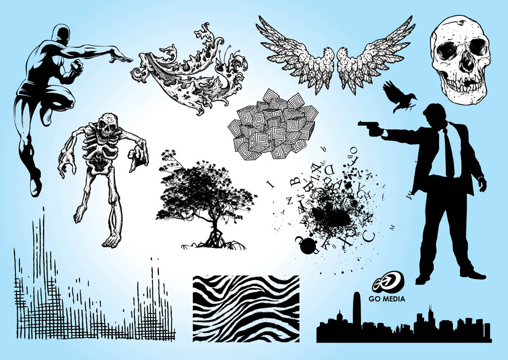 1024x725 Vector Stock Footage Pack Vector Art Graphics