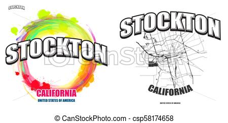 450x244 Stockton, California, Two Logo Artworks Stockton, California