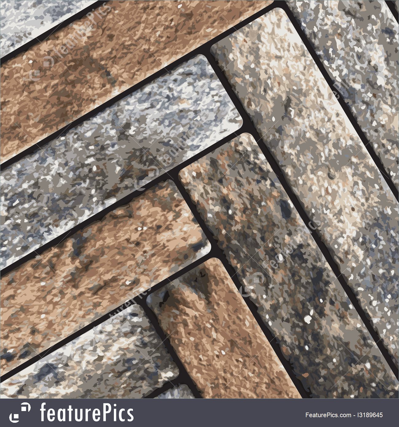 1300x1391 Texture Naturalistic Vector Stone Pavement